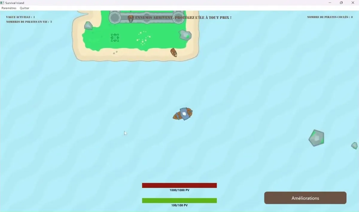 Capture de jeu de Survival Island